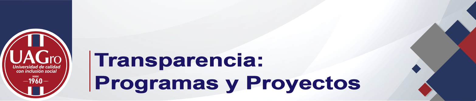 TRANSPARENCIA: PROGRAMAS Y PROYECTOS